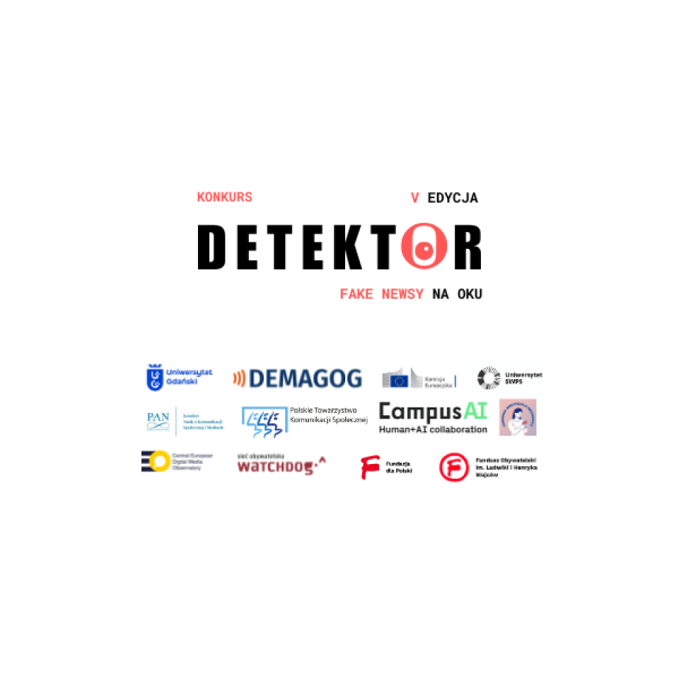 DETEKTOR - trwa nabór zgłoszeń w V edycji akademickiego konkursu fact-checkingowego